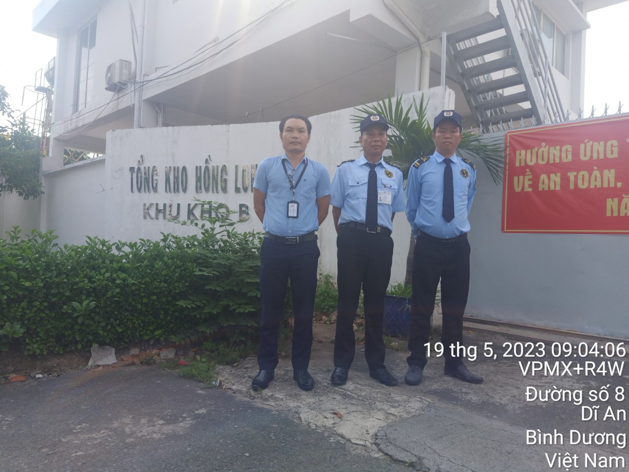 Đội ngũ nhân viên dịch vụ bảo vệ kho bãi Đất Việt được đào tạo chuyên nghiệp, kỷ luật cao