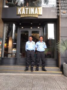 Bảo vệ quán cà phê katinat